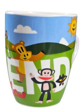 Paul Frank Julius the Monkey Multicolor Ceramic Animation Mug 2025 New
